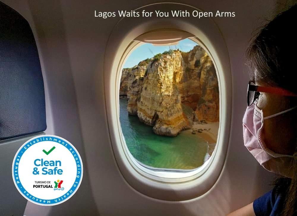Apartmento Praia Da Dona Ana Lagos Ngoại thất bức ảnh